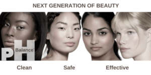 ph balance products picture of 4 women of different skin tone