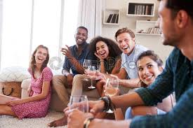 australia wine people having a gathering enjoying a glass of fine wine