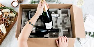uk wine picture of an unboxing of their monthly wine shipment 